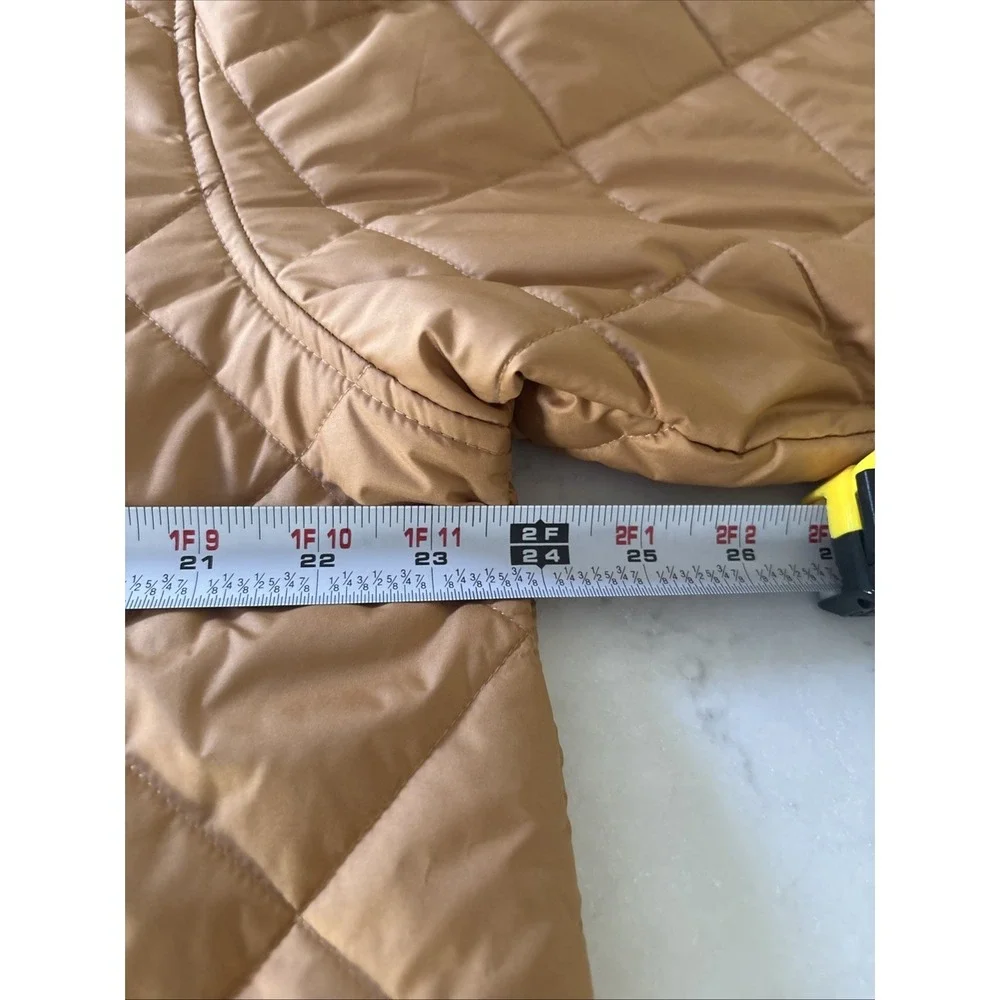 Nike Club Therma-FIT Mens M Brown Lightweight Quilted Jacket FZ0634-224 Snap NWT